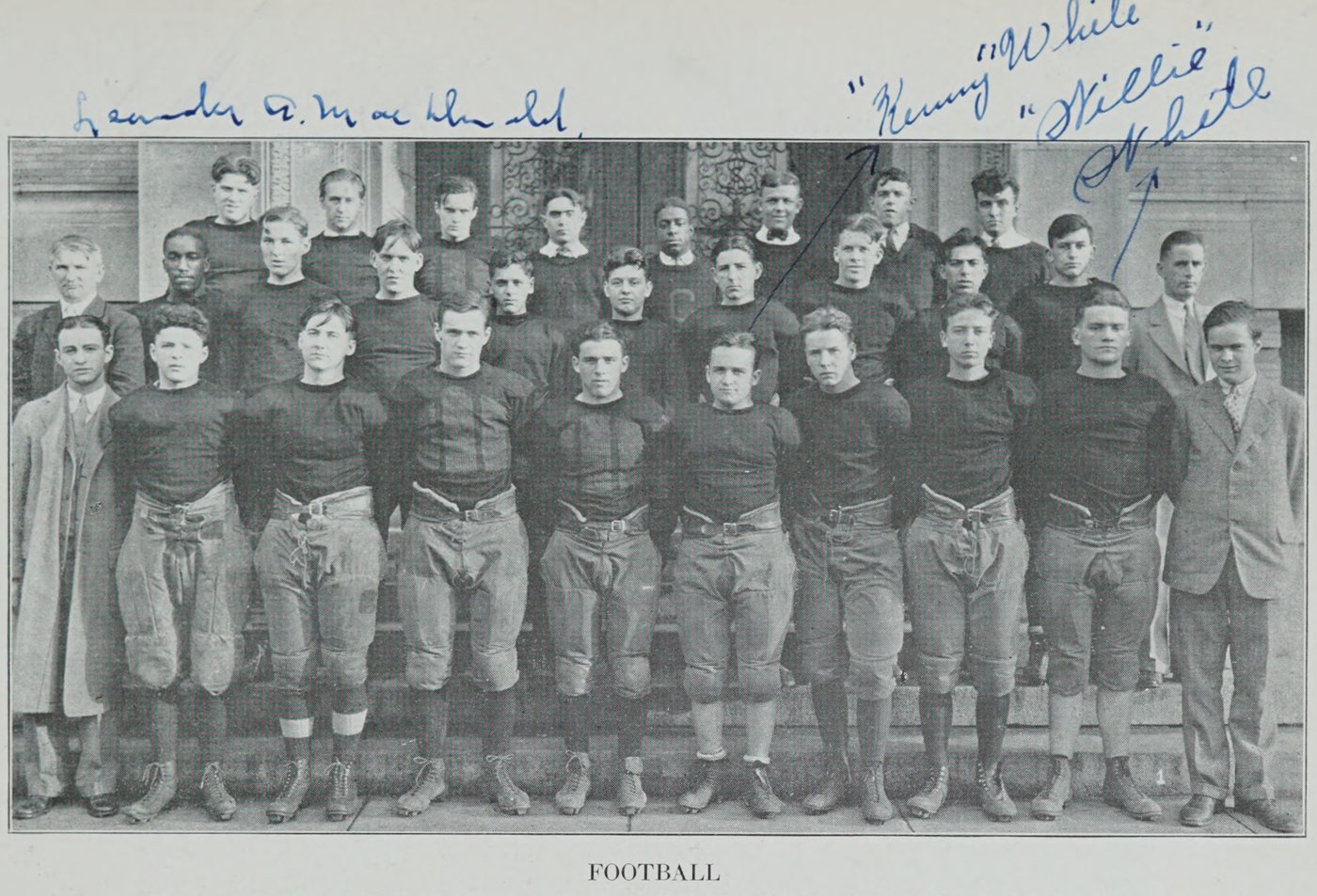 Football, Cambridge High and Latin School, 1928
