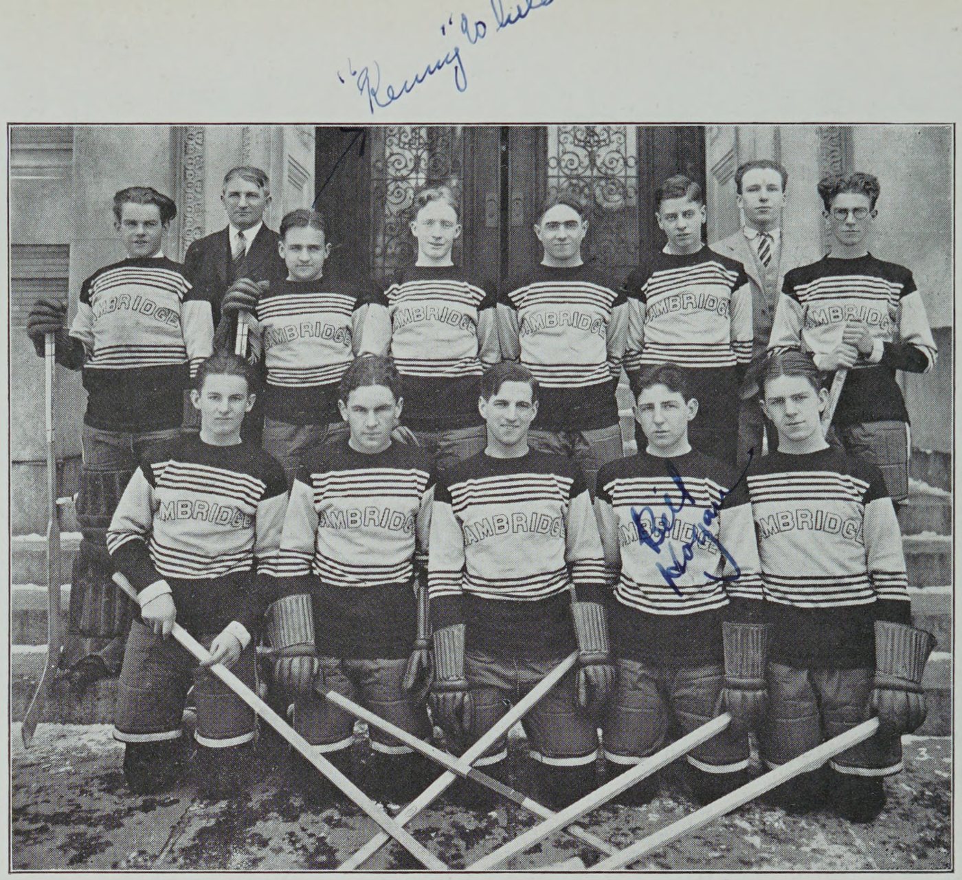 Hockey, Cambridge High and Latin School, 1928