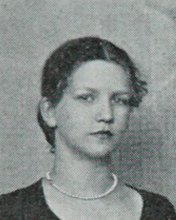 Helen Agnes Ford in the Home Economics Club photograph, 1928
