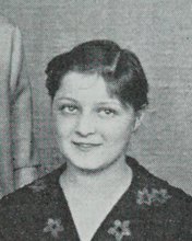 Ruth Landry in the Home Economics Club photograph, 1928