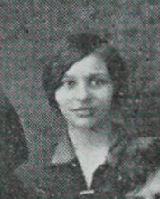 Ruth Evelyn Campbell in the Klawhowjaha Bjustofe Club photograph, 1928