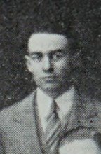 John Thomas Hughes in the Review Staff photograph, 1928