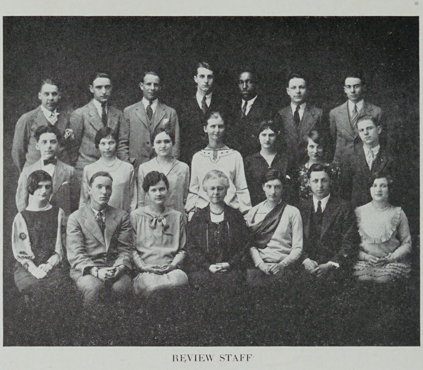 Review Staff, Cambridge High and Latin School, 1928