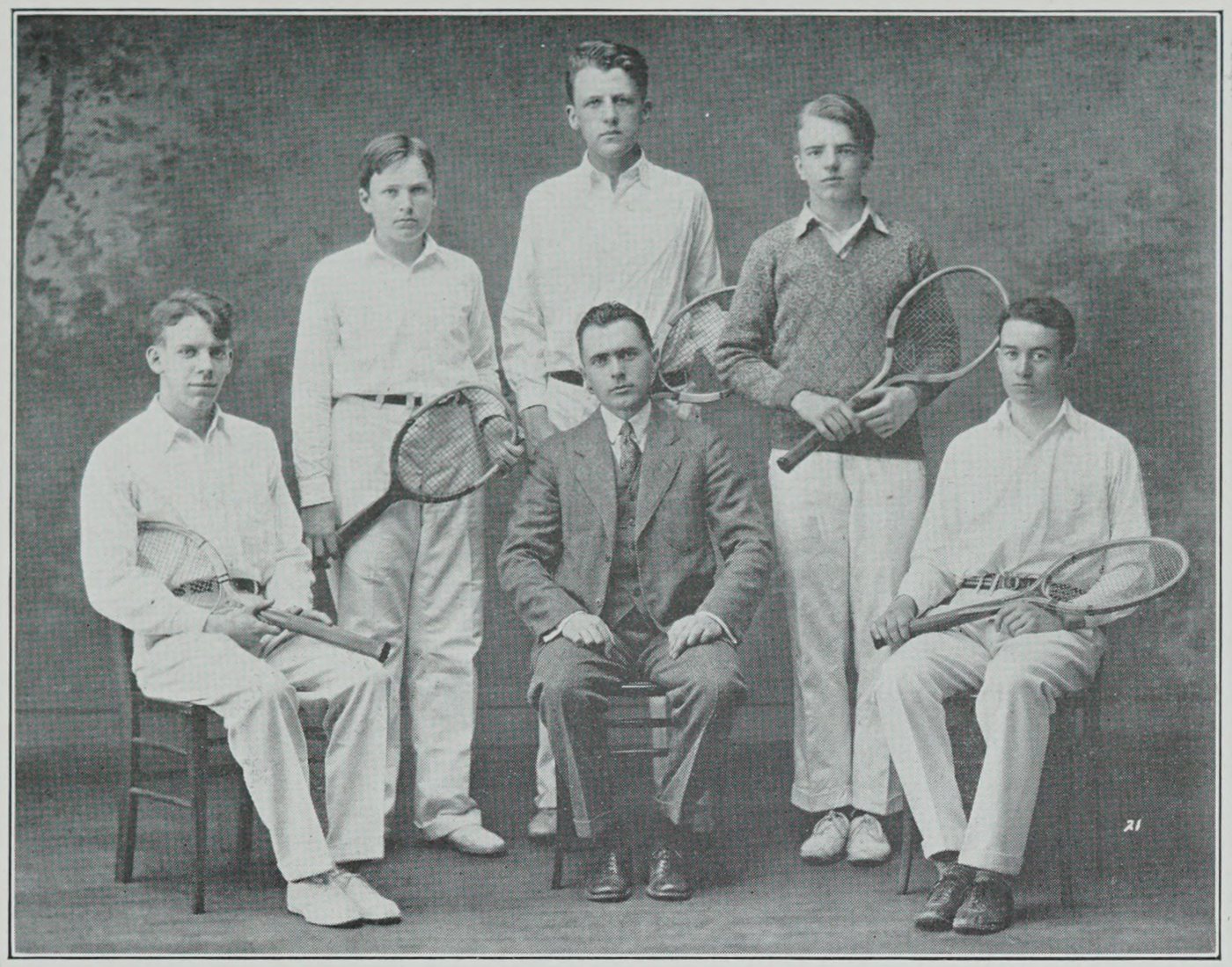 Tennis, Cambridge High and Latin School, 1928