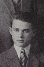 Harry Norris in the Debating Team photograph, 1929