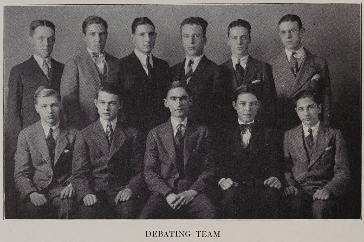 Debating Team, Cambridge High and Latin School, 1929