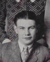 Joseph Hyde in the Reception Committee photograph, 1929