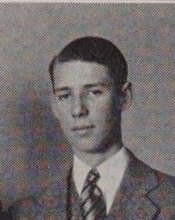 Russel C. Bennett in the Senior Drama Cast photograph, 1929