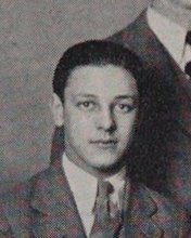 Lucio Ernest Gatto in the Senior Drama Cast photograph, 1929