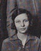 Ruth Evelyn Campbell in the Senior Drama Cast photograph, 1929
