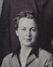Shirley Elizabeth Trask in the Senior Drama Committee photograph, 1929