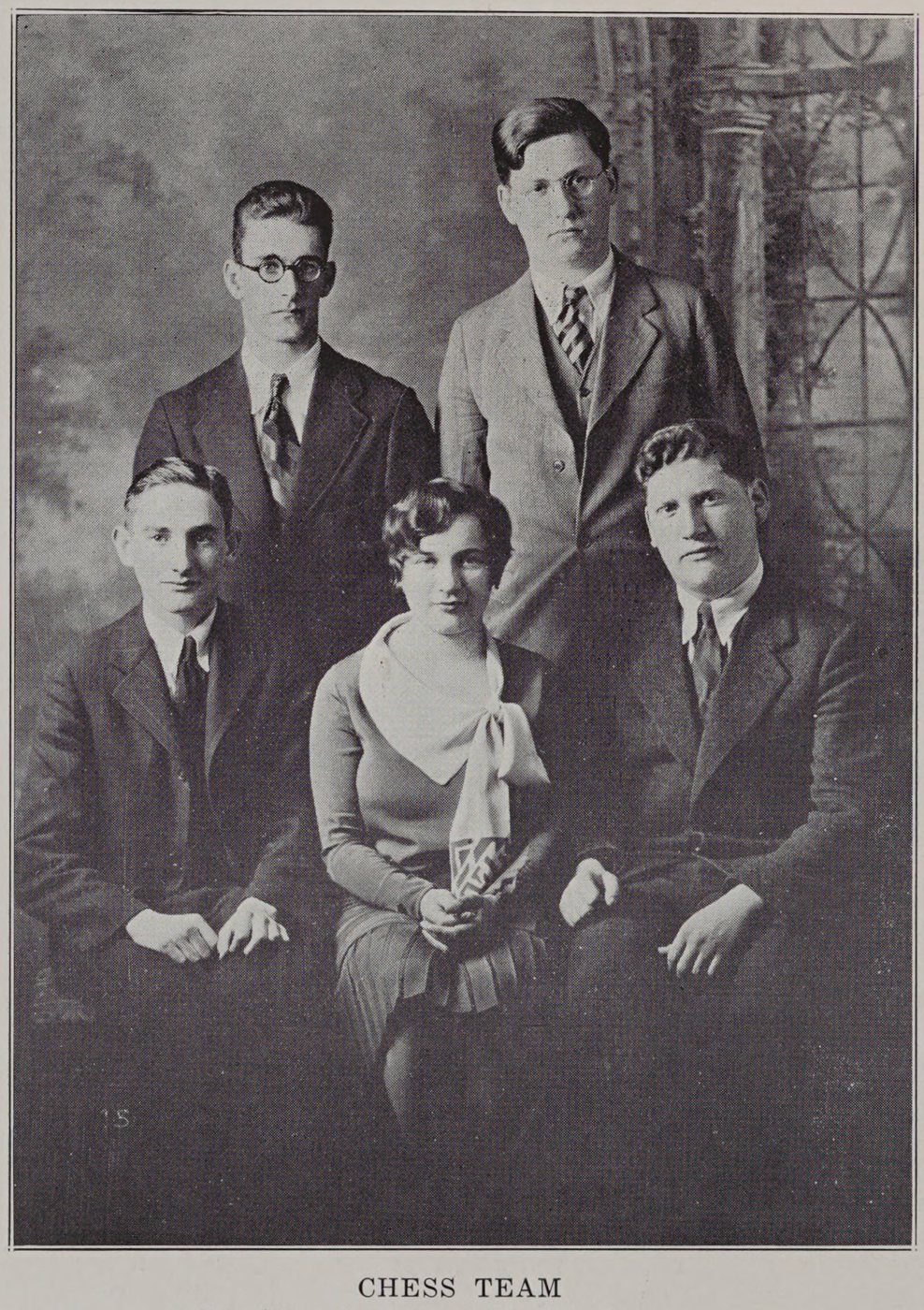 Chess Team, Cambridge High and Latin School, 1930
