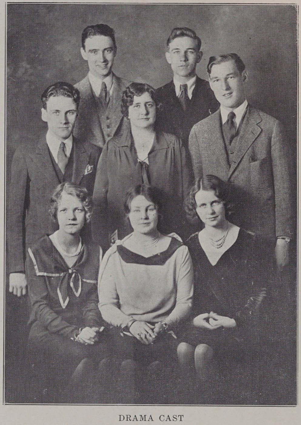 Drama Cast, Cambridge High and Latin School, 1930