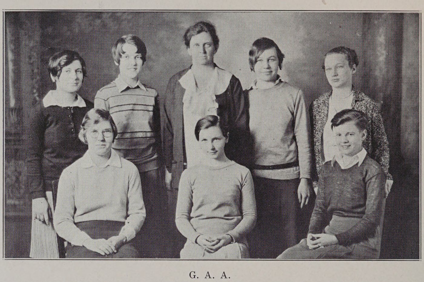 G. A. A., Cambridge High and Latin School, 1930