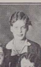 Janet Wyeth in the K. B. Club photograph, 1930