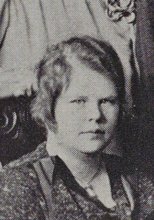 Ruth Anne Dillon in the Pin Committee photograph, 1930