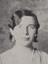 Charlotte Mildred Cox in the Reception Committee photograph, 1930