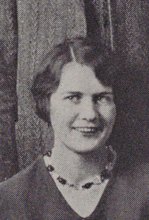 Sarah Frances Muldoon in the Senior Drama Committee photograph, 1930