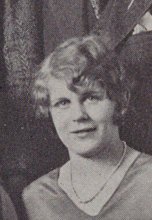 Marie Margaret O’Connell in the Senior Drama Committee photograph, 1930