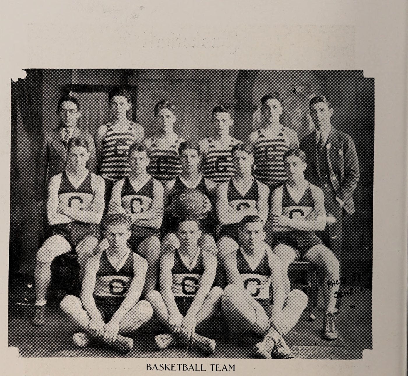 Basketball Team, Chelsea High School, 1929