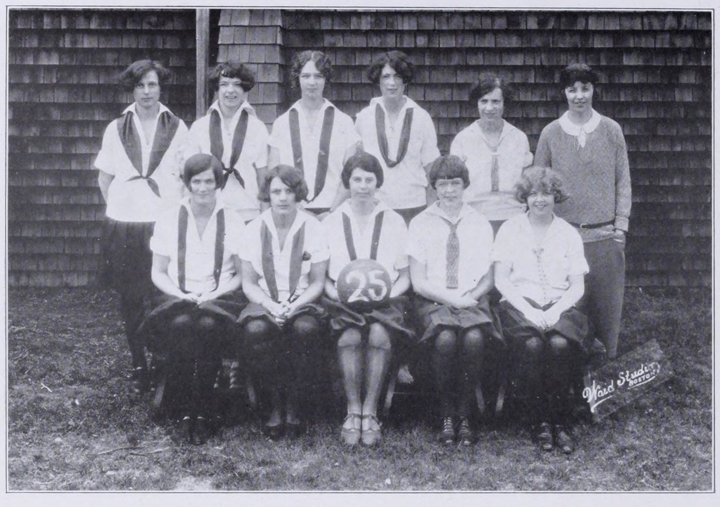 Basketball Team, Newton High School, 1925