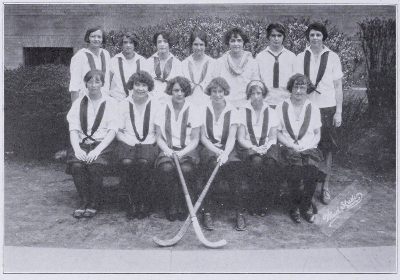Field Hockey Team, Newton High School, 1925