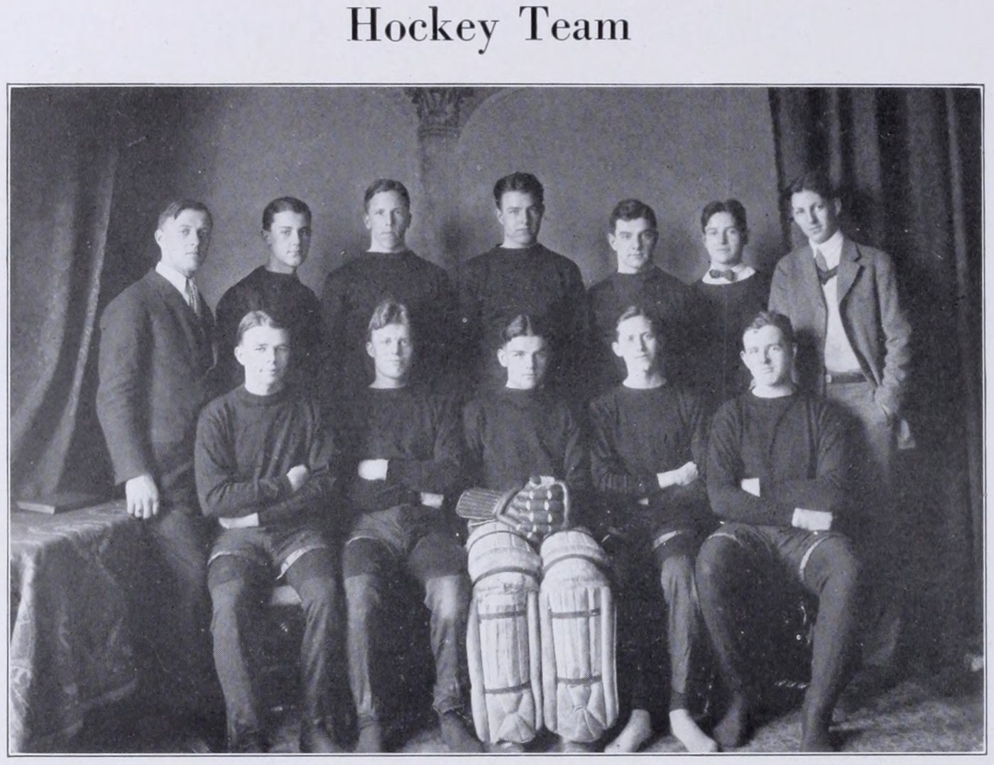 Hockey Team, Newton High School, 1925