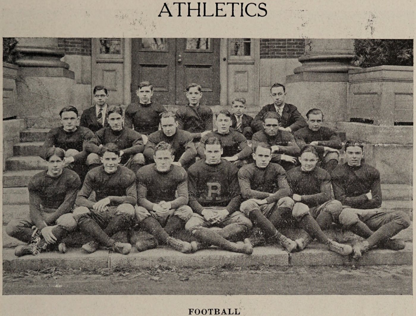Reading High Football 1927-1928, Reading High School, 1928