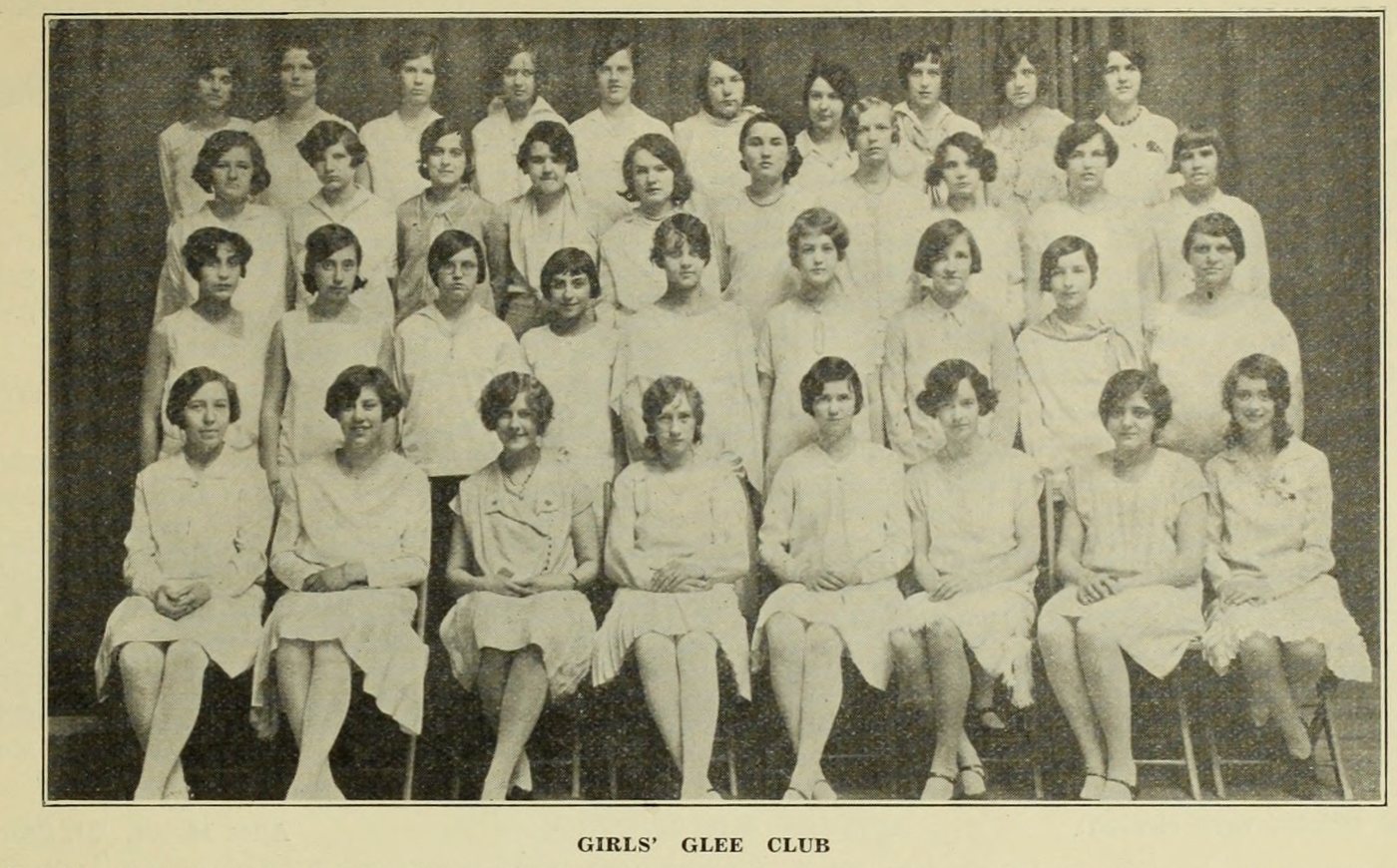 Girls Glee Club, Wakefield High School, 1929