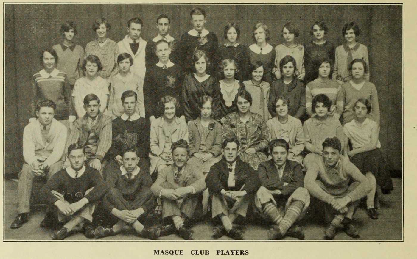 Senior Play Cast, Wakefield High School, 1929