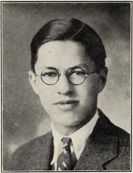 Yearbook portrait of Dana Lovell, Melrose High School, class of 1927