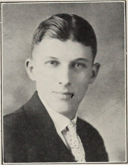 Yearbook portrait of Lester Peabody, Melrose High School, class of 1927