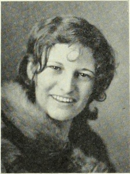 Yearbook portrait of Constance Gustin, Melrose High School, class of 1929