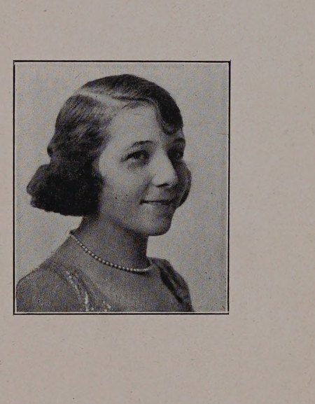 Yearbook portrait of Frances Spevak, Malden High School, class of 1919
