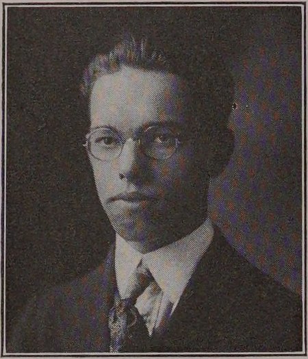 Yearbook portrait of Ira Foster Withrow, Malden High School, class of 1921