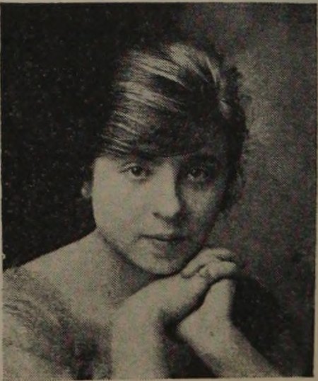 Yearbook portrait of Edith Weitzler, Malden High School, class of 1922