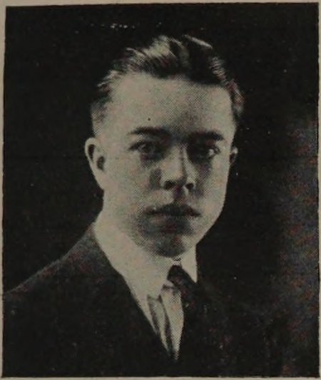 Yearbook portrait of Edward McGrath, Malden High School, class of 1922