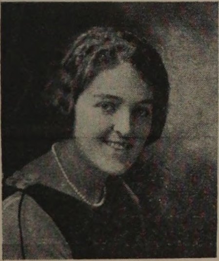 Yearbook portrait of Isabel Coryell, Malden High School, class of 1922
