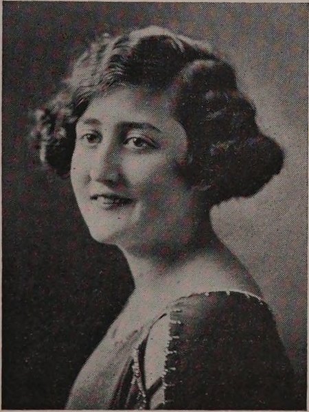 Yearbook portrait of Gertrude Youdelovitz, Malden High School, class of 1924