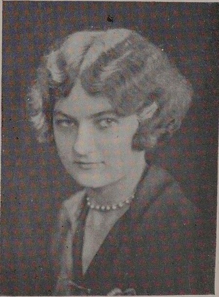 Yearbook portrait of Alice Evelyn Waring, Malden High School, class of 1925