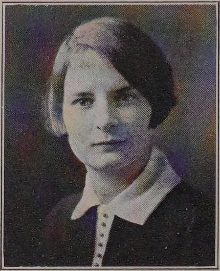 Yearbook portrait of Elsa Liddy Eismann, Malden High School, class of 1927
